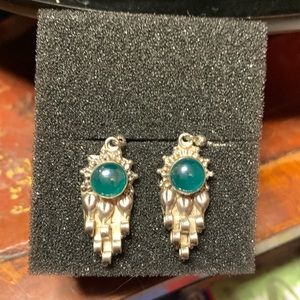 Silver Gypsy style earrings